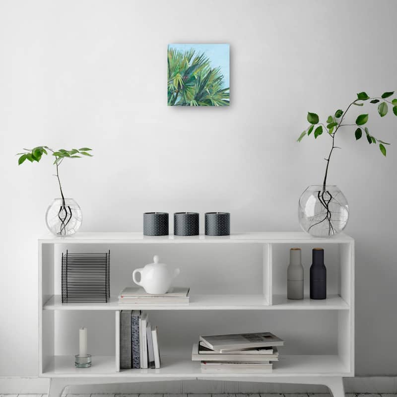 Painted Palm By Studio Arts Canvas Art Print