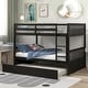 preview thumbnail 16 of 28, Ouyessir Full Over Full Bunk Bed with Trundle