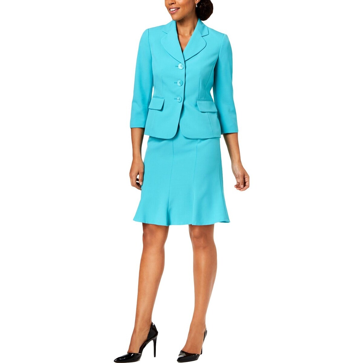 green business suit womens