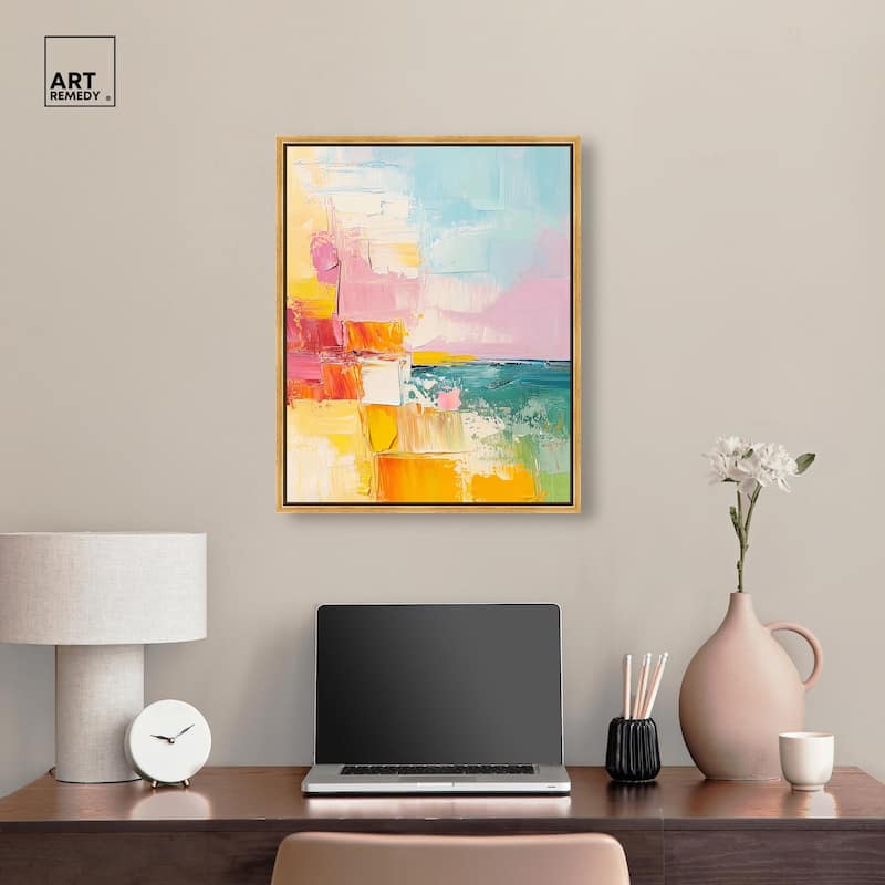 Hued Vista Canvas by Art Remedy