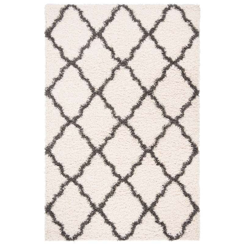 SAFAVIEH Dallas Shag Hacer Trellis 1.5-inch Thick Rug