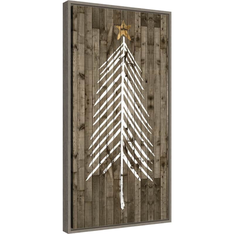 Wooded Whimsy I (Tree) by Grace Popp Framed Canvas Art