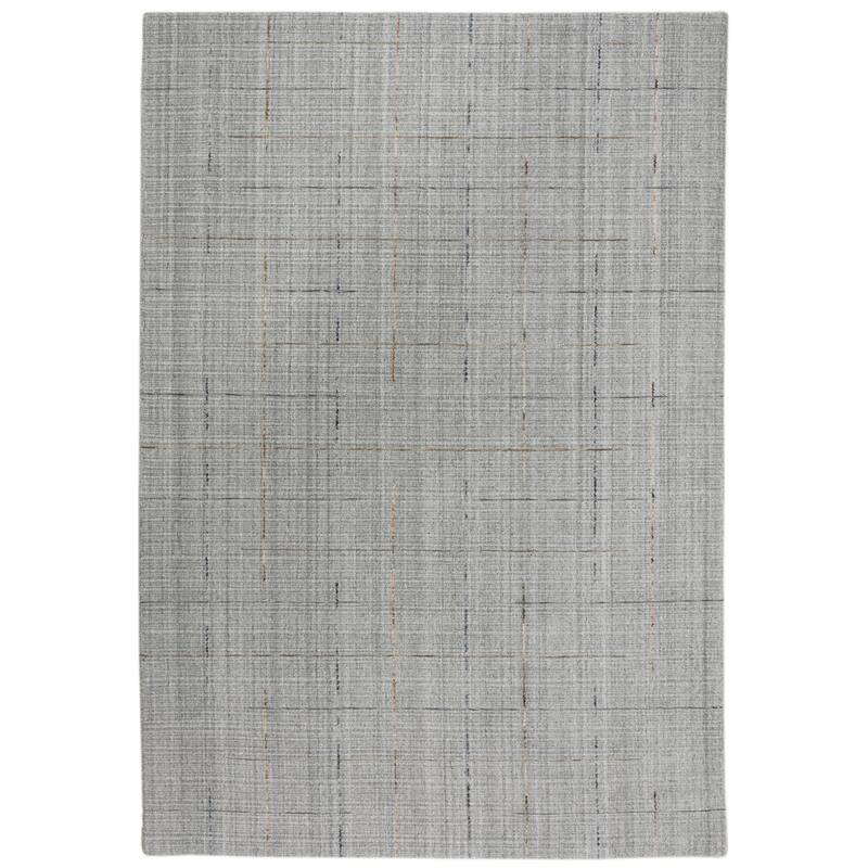 Alora Decor Chic Hand Loomed Abstract Lined Rug - 5' x 7'6 - Dark Gray