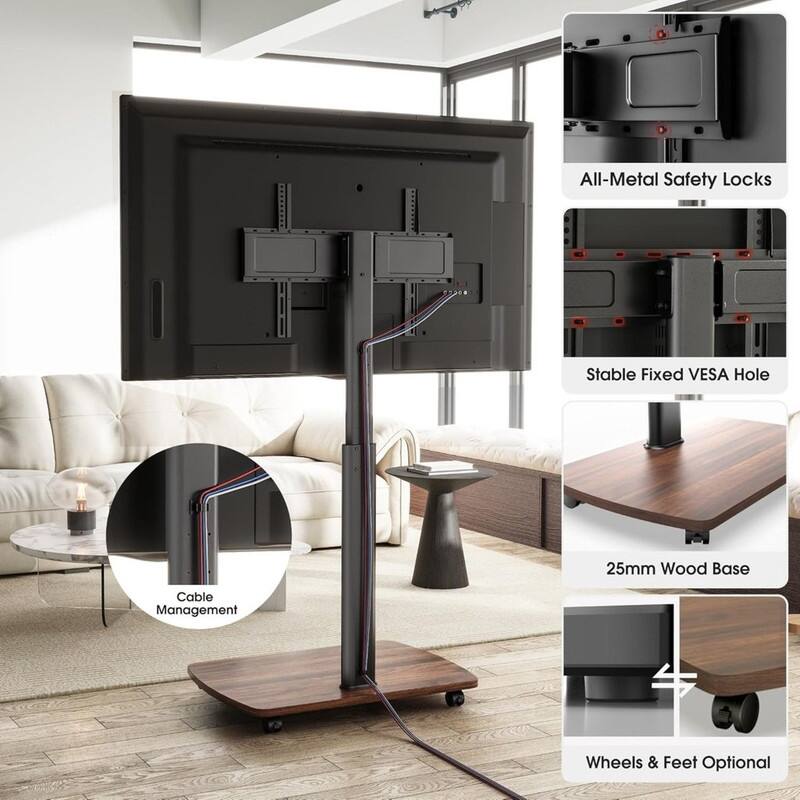 Rolling TV Stand
