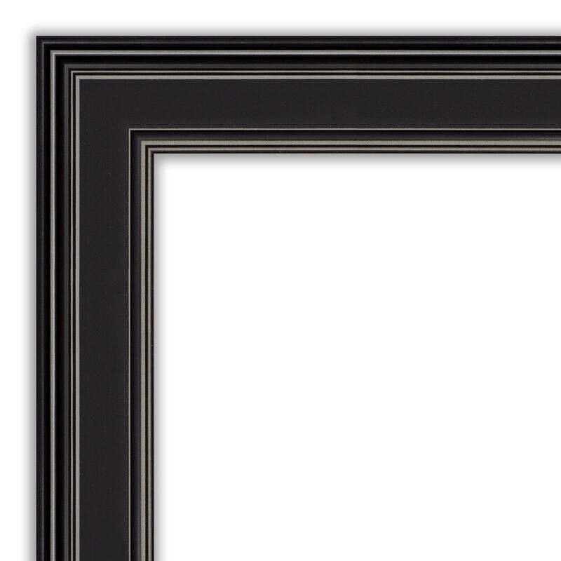 Ridge Black Framed White Corkboard Bulletin Board