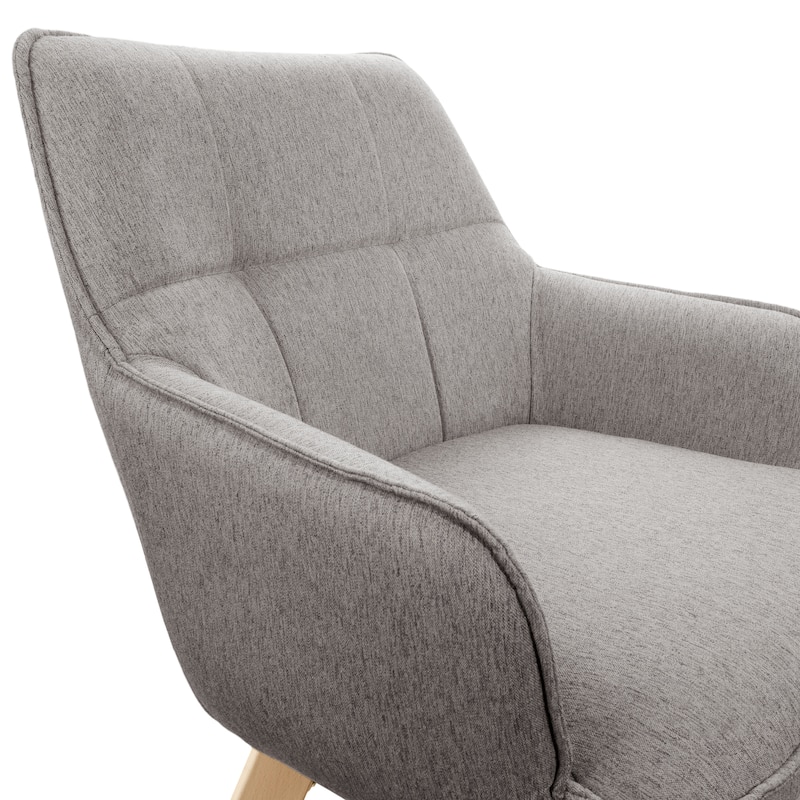 Art Leon Swivel Fabric Dining Arm Chair (Set of 2)