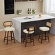 preview thumbnail 17 of 84, PU Leather Counter Height Bar Stools Set of 3/2