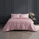 preview thumbnail 1 of 11, DESIGN STUDIO Rochelle Outline Floral Crushed Velvet Comforter Set Rose - Queen