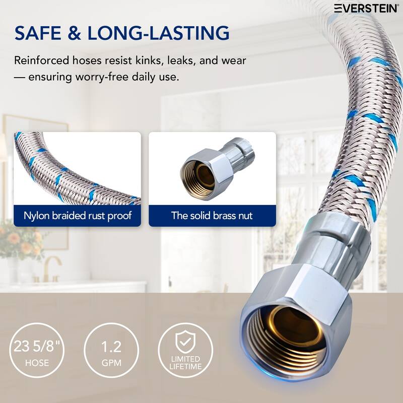 Modern Single Hole Bathroom Faucet,Deck Mount Sink Faucet