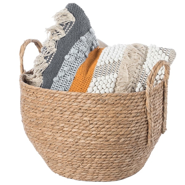 Extra large wicker blanket basket outlet