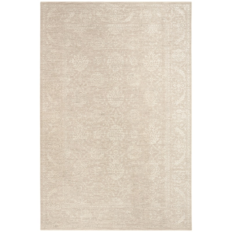 Nourison Moonlit Textured Floral Indoor Rug - Ivory Grey - 12' x 15'
