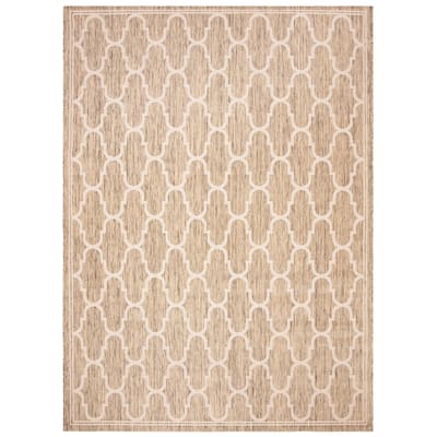 SAFAVIEH Courtyard Sufia Waterproof Trellis Backyard Patio Rug