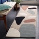 preview thumbnail 4 of 15, SAFAVIEH Handmade Fifth Avenue Regan Mid-Century Modern Wool Rug 2'3" x 8' Runner - Beige/Black - Runner