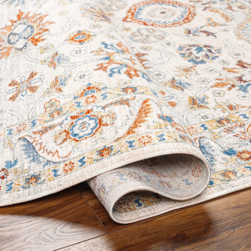 Napolie Classic Floral Area Rug