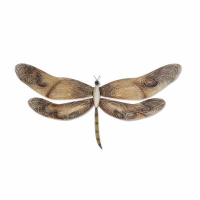 Dragonfly Wall Decor Earthtoned (m4007)