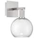 Option Brushed Steel / Clear Glass