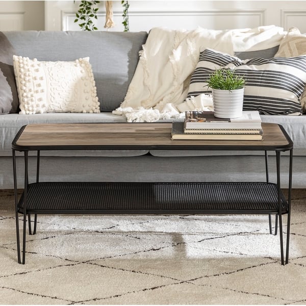 Shop Carbon Loft Ogle Inudstrial Hairpin Coffee Table Overstock 25895975