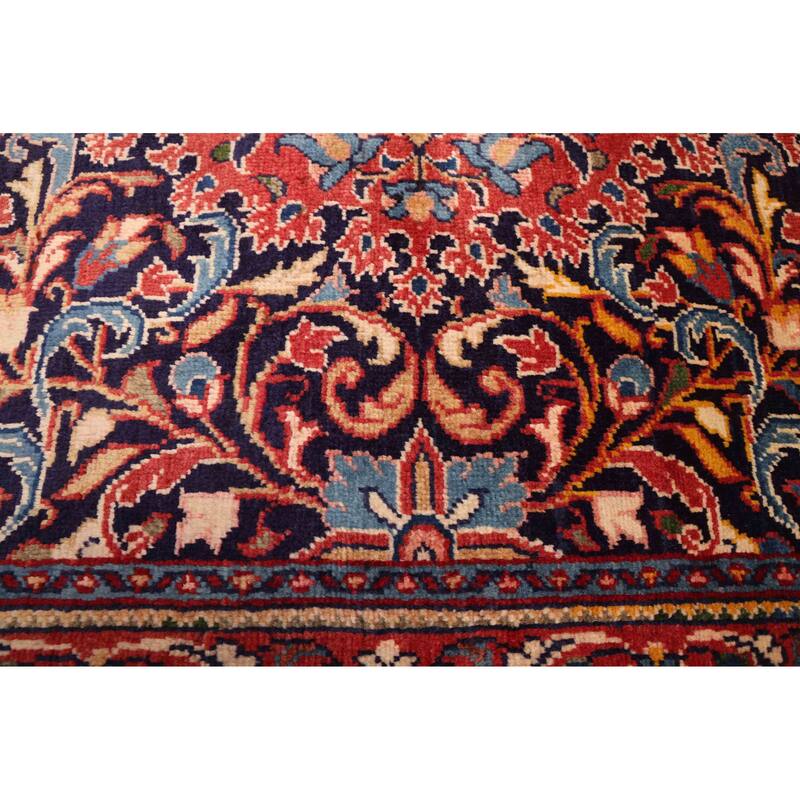 ECARPETGALLERY Hand-knotted Anadol Dark Navy Wool Rug - 3'9 x 10'9