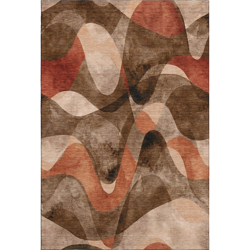 Premium Washable Super Soft Abstract Contemporary Mayfield Rug