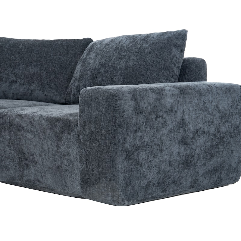 Modular Sectional Sofa Living Room Floor Couch Chaise Lounge