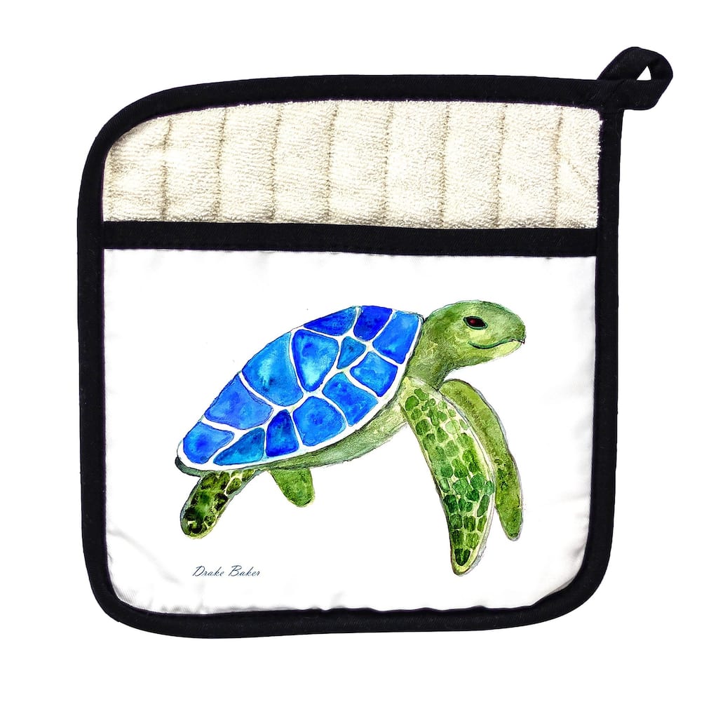 Drake's Sea Turtle Pot Holder - 9x9