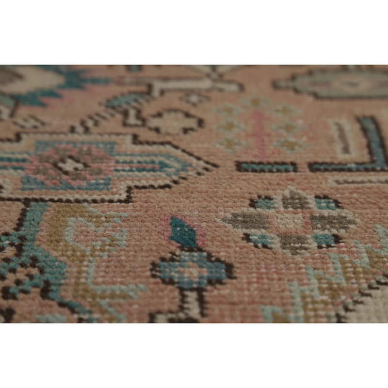 Geometric Tabriz Persian Area Rug Handmade Wool Carpet - 6'5" x 9'7"