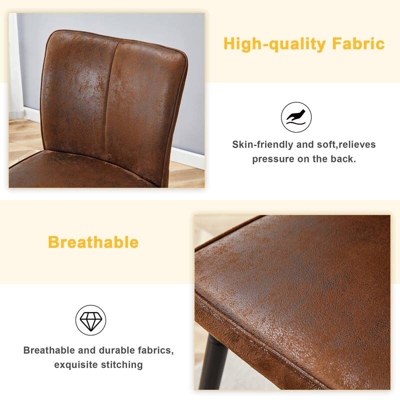 Techno-Fabric Bar Chair Set - Two Pieces,The backrest has a vertical and smooth line design