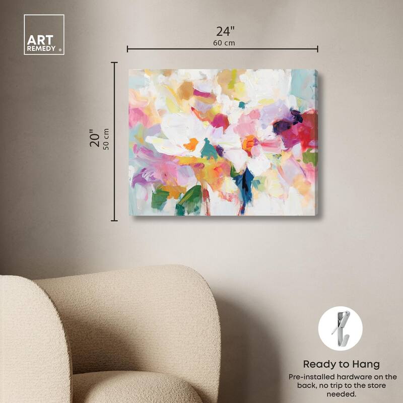 Bold Brushstroke II Canvas by Art Remedy, Gallery Wrapped