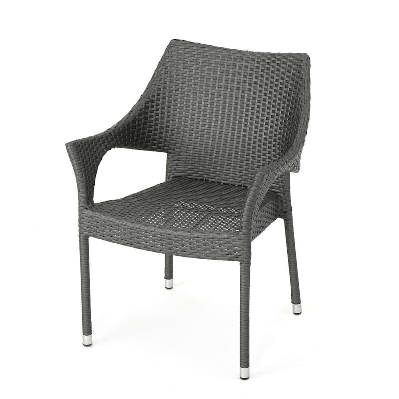 Bryant Outdoor 3 Piece Acacia Wood and Wicker Bistro Set by Christopher Knight Home