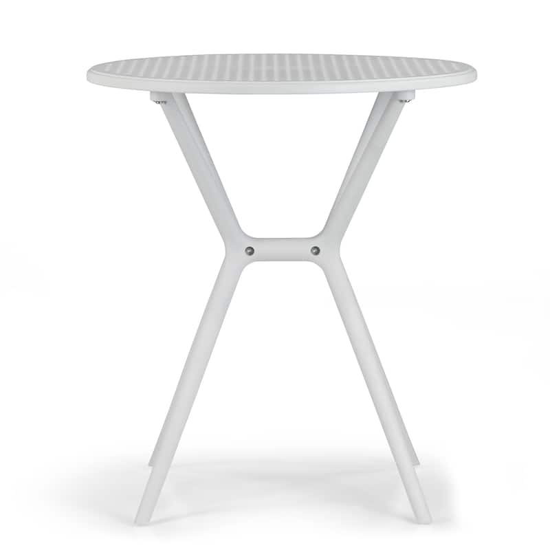 Balto Bates White Outdoor Dining 2 Seats Set