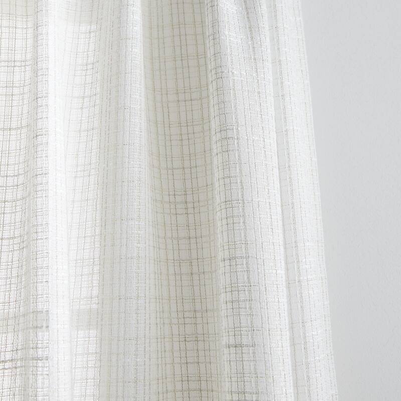 KARL LAGERFELD PARIS Sorbet Metallic Curtain Panel Pair