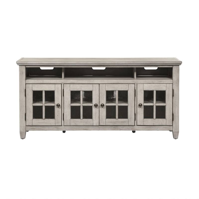 Heartland Antique White Tobacco Entertainment TV Stand