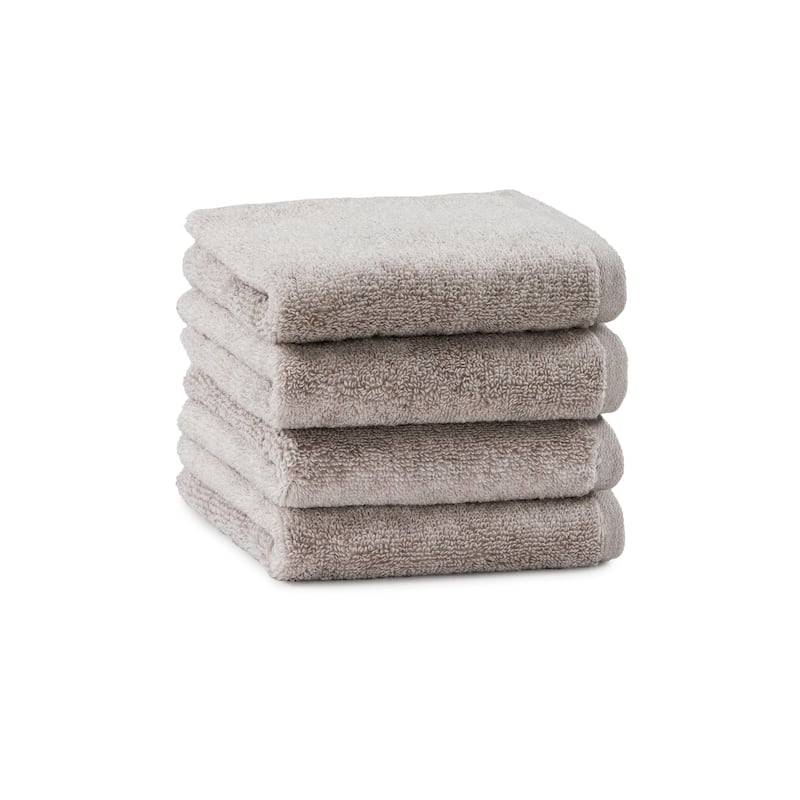 Poem Heathered Washcloth set of 4