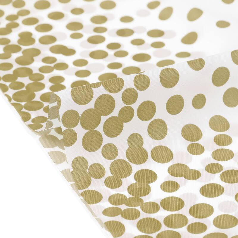 6Pcs Tablecloth Disposable Plastic Rectangle Table Cover Printed Domes - 54x108inch