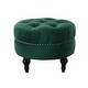 preview thumbnail 23 of 24, Dawn Tufted Round Ottoman by Jennifer Taylor Home