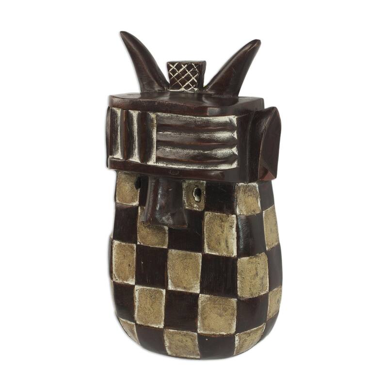 Novica Handmade Toma Landai African Wood Mask