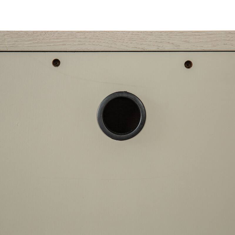 Furniture of America Durem Modern Tawny Brown Executive Desk with File Cabinet Set