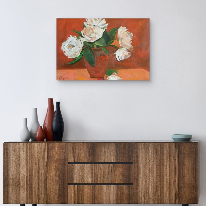Glowing Petals by Alexi Fine Canvas Art Print