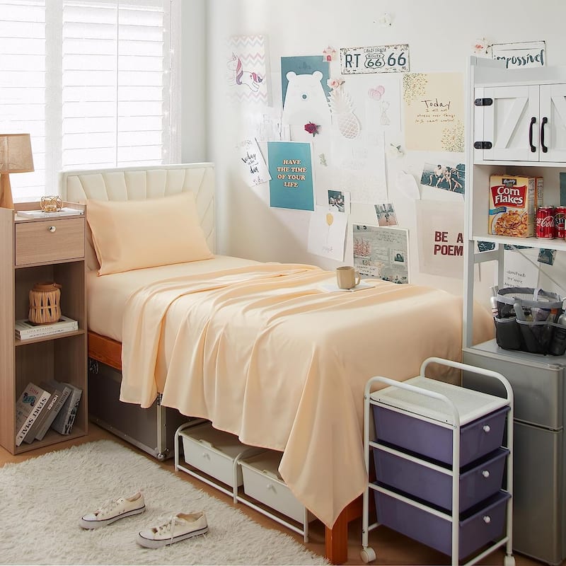 Dorm Haul® - Comfy College Sheets - Twin XL Bedding - Shortbread