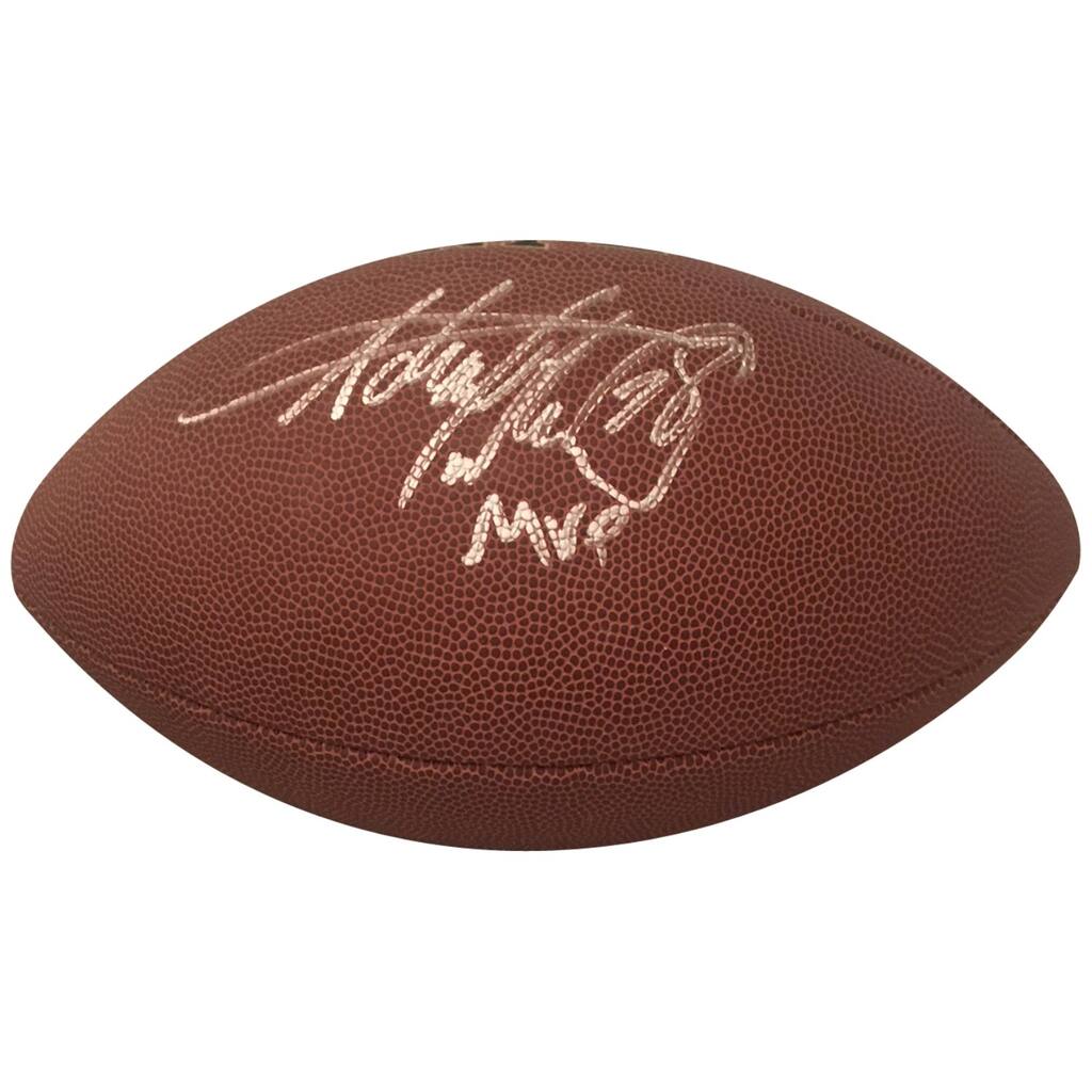 Adrian Peterson Autographed Signed Football MVP JSA COA - 8'6" x 11'6"