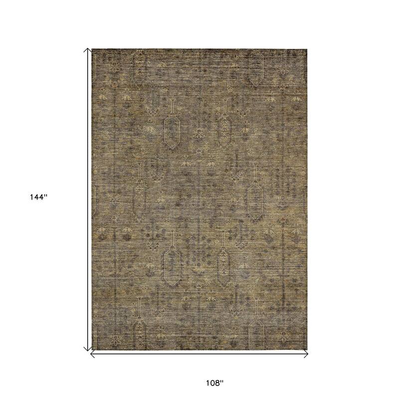 HomeRoots Southwestern Transitional Rectangle Outdoor Rug