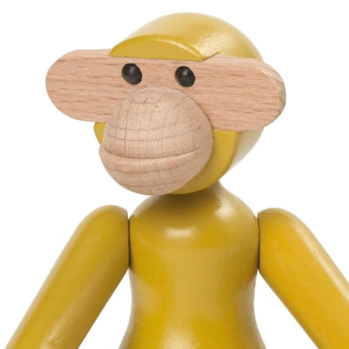 Kay Bojesen Vintage Monkey, Mini, H 3.7" - H: 3.7"
