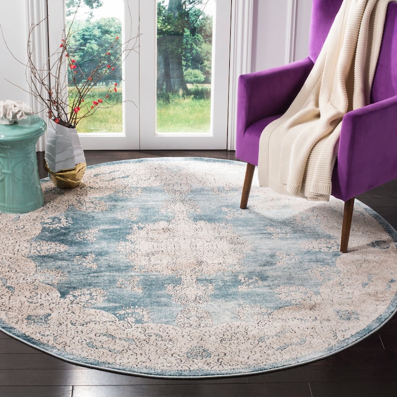 SAFAVIEH Palermo Violetta Vintage Boho Oriental Viscose Rug