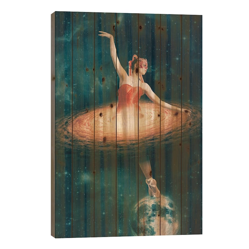 Prima Ballerina Assoluta Print On Wood by Paula Belle Flores - Multi-Color - 40x26x1.5