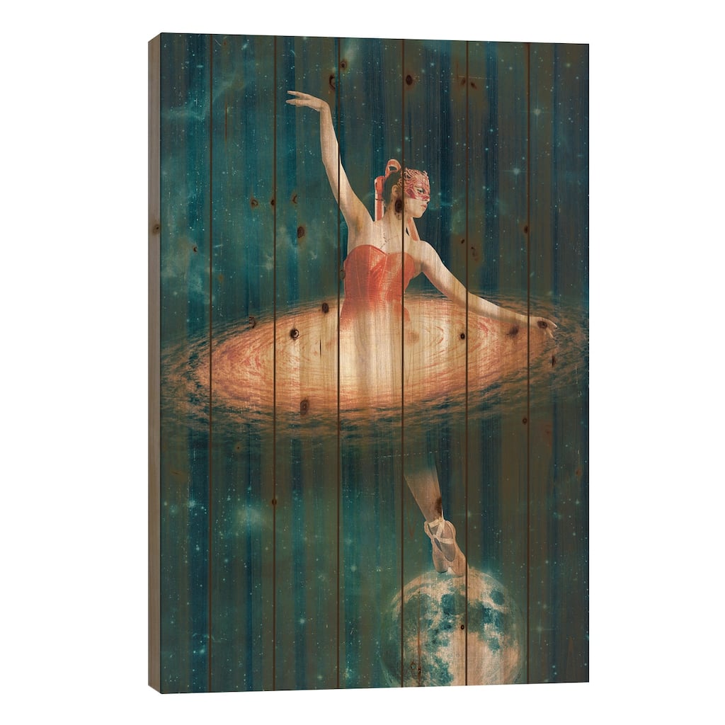 Prima Ballerina Assoluta Print On Wood by Paula Belle Flores - Multi-Color