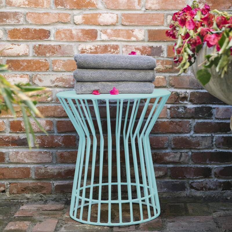The Novogratz Poolside Gossip Collection Roberta Outdoor/Indoor Side Table