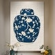 preview thumbnail 6 of 8, Blue & White Ginger Jar-Premium Gallery Wrapped Canvas