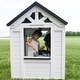 preview thumbnail 12 of 12, Backyard Discovery Sweetwater White Wooden Playhouse, Play Kitchen - 3'6" x 3'10"