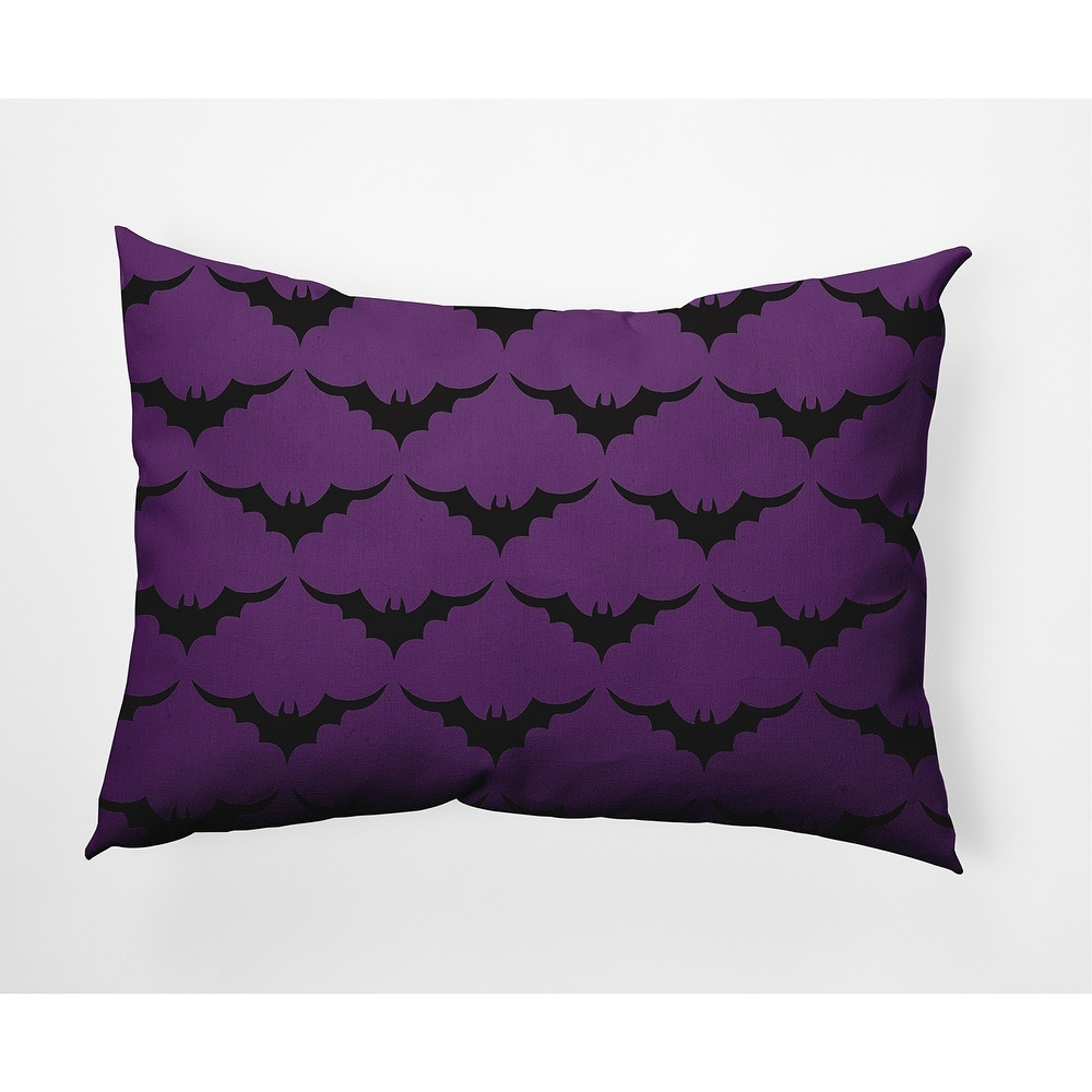 Bat Colony Halloween Indoor/Outdoor Throw Pillow