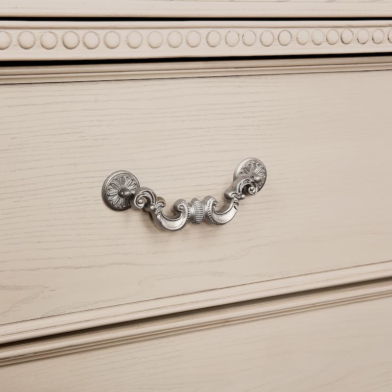 Stroh Traditional 5-Drawer Trim Molding Chest by Furniture of America